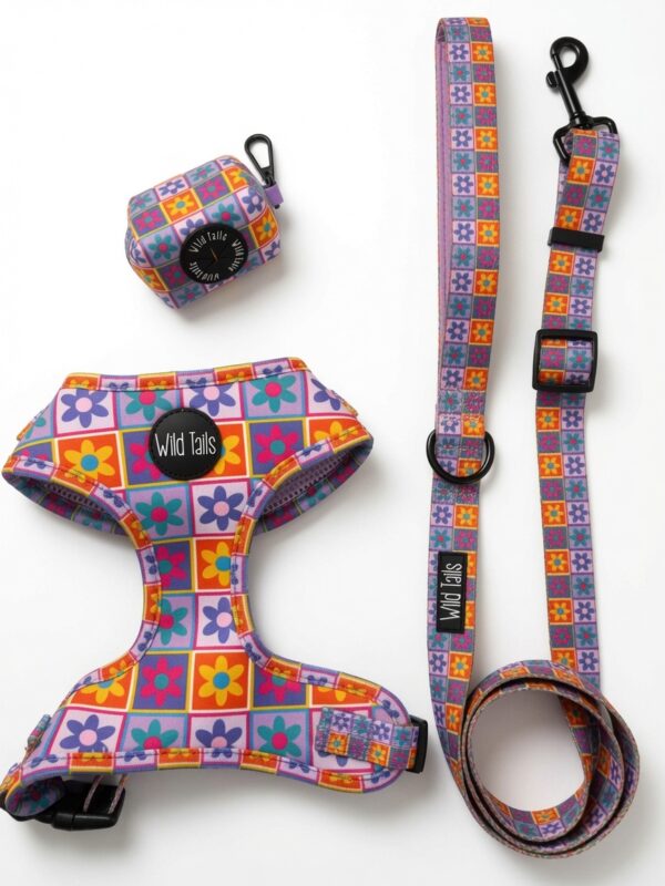 Pack Paseo Premium Flower Power - Wild Tails Co.